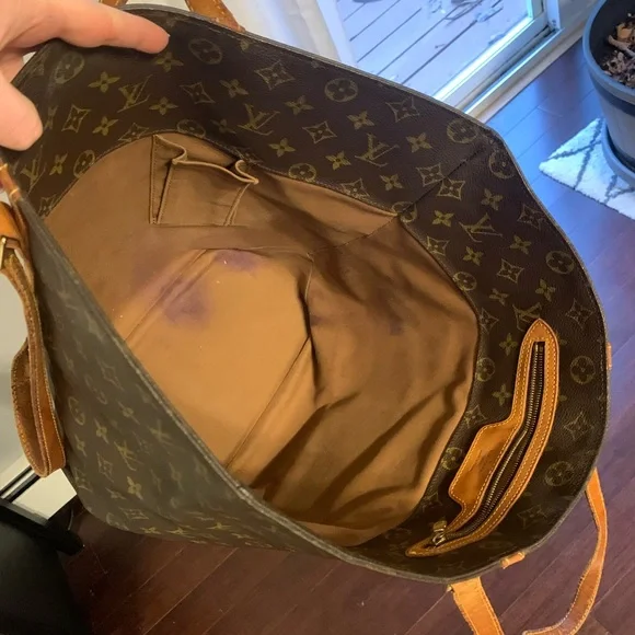 Louis Vuitton Brown Monogram Tote - Picture 4 of 11